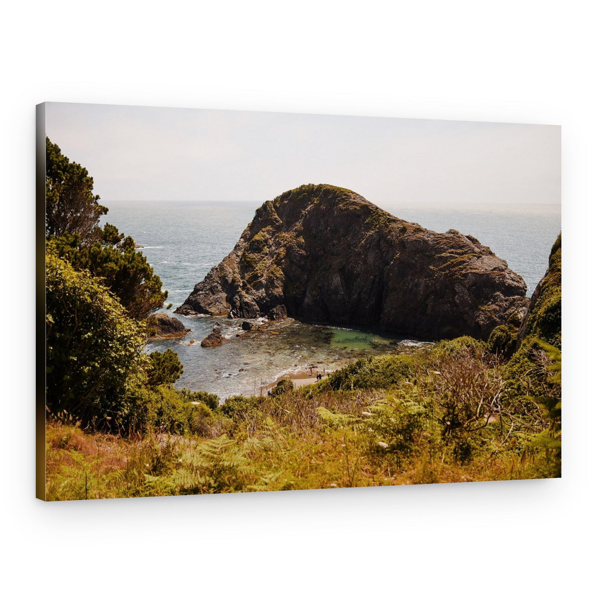 Secluded Coastal Cove – Canvas Print