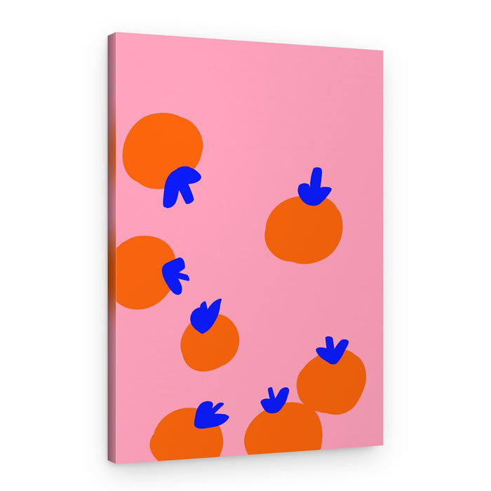 Playful Orange Fruit – Canvas Print
