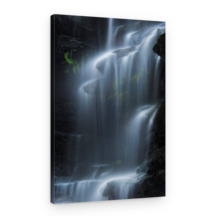 Misty Waterfall Flow – Canvas Print