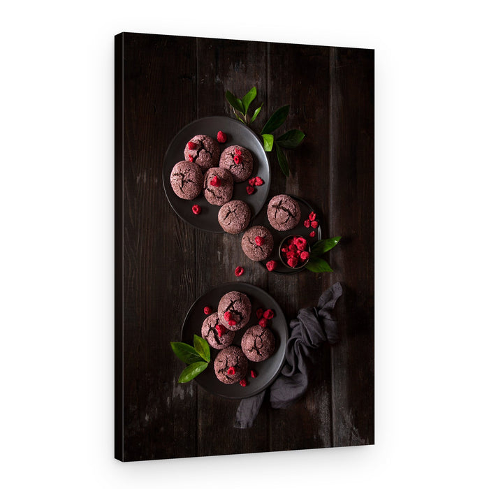 Dark Raspberry Cookies – Canvas Print