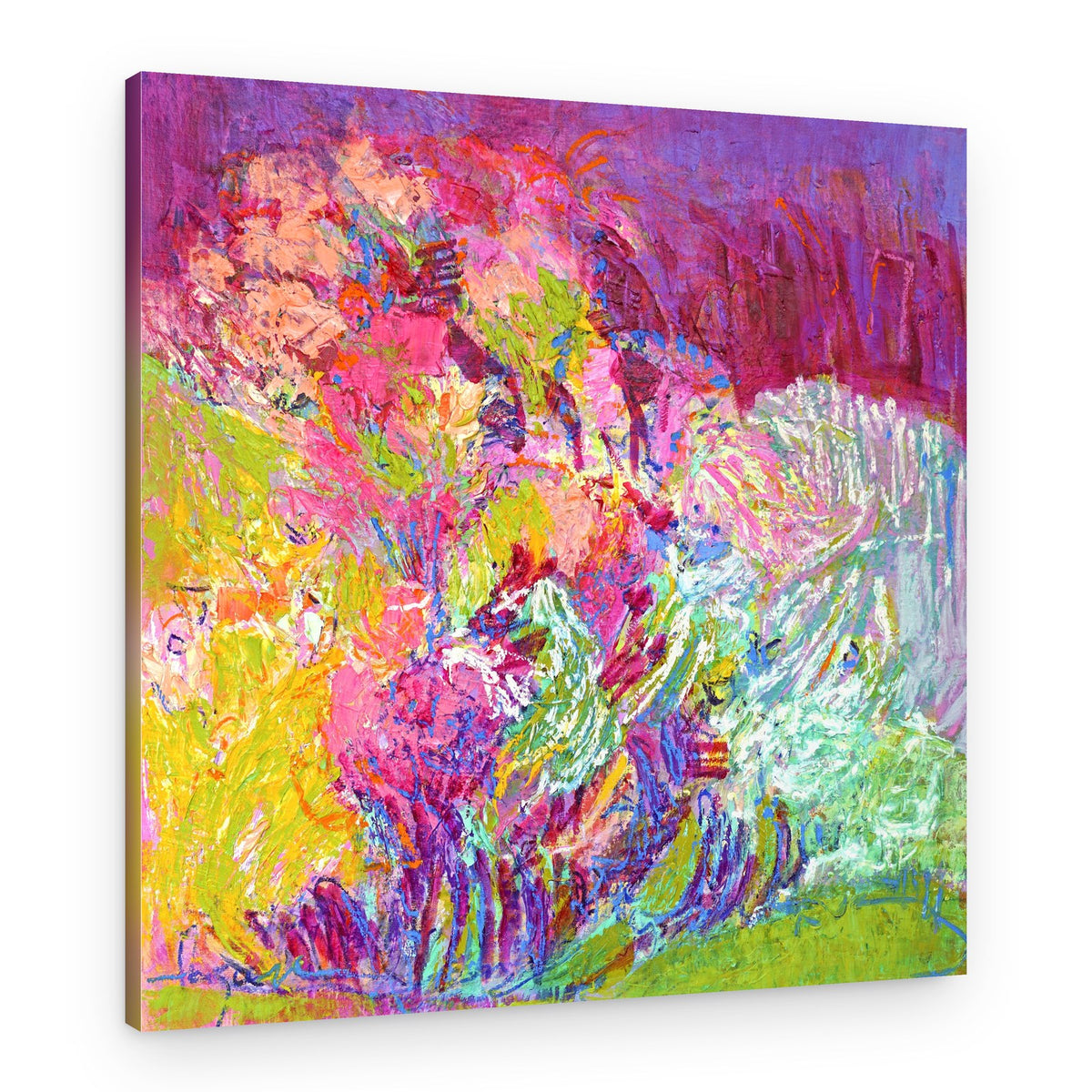 Df390amonggreenpastures – Canvas Print
