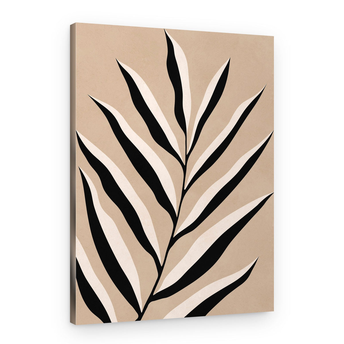 Minimalist Palm Leaf – Canvas Print