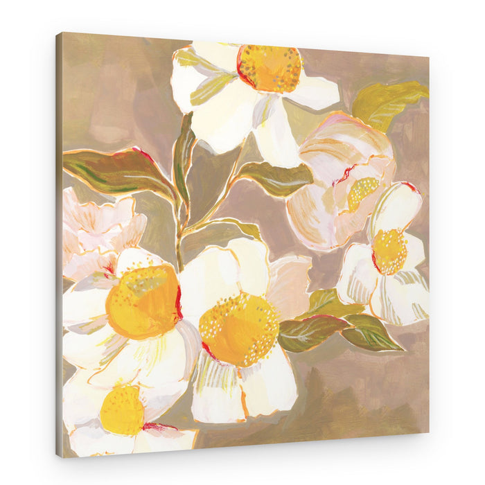 Gentle Floral Blooms – Canvas Print