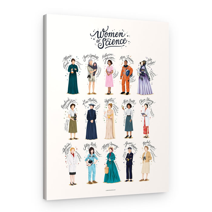 Inspiring Women in Science – Canvas Print