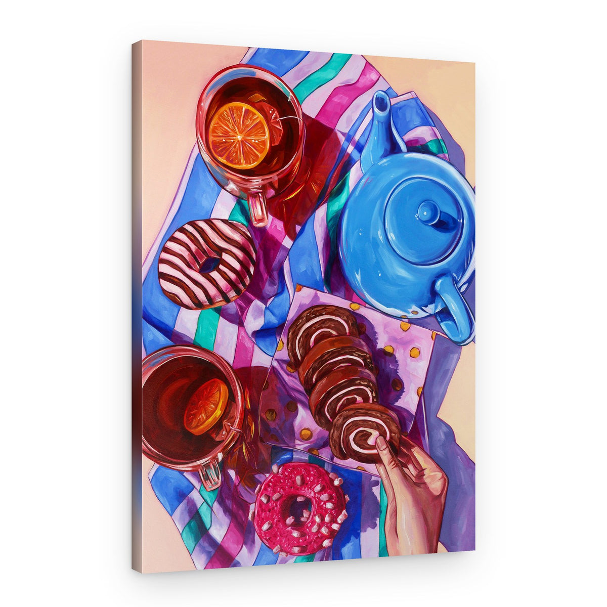 Sweet Tea Time – Canvas Print