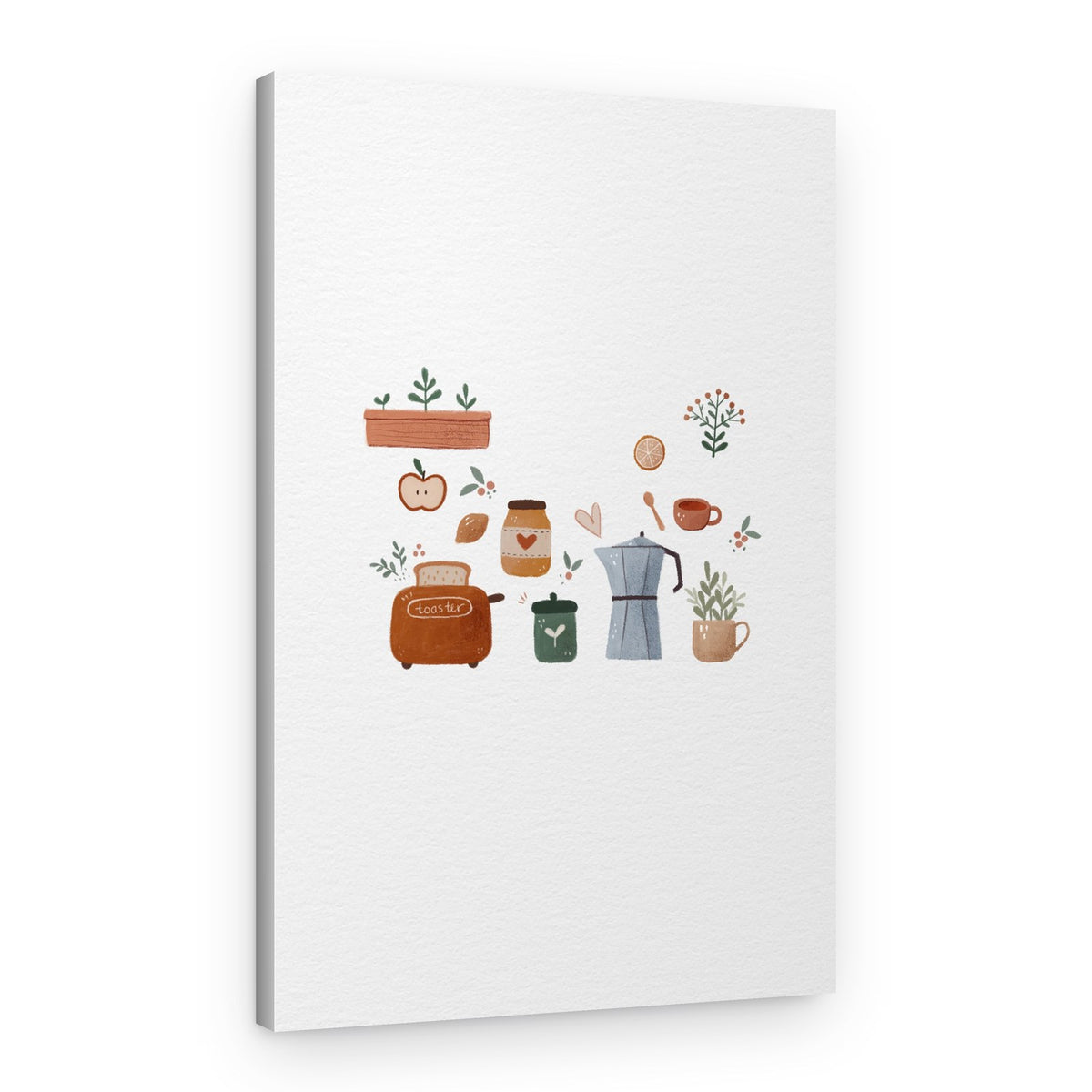 Cozy Kitchen Breakfast – Canvas Print