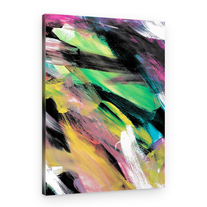 Vibrant Abstract Brushstrokes – Canvas Print