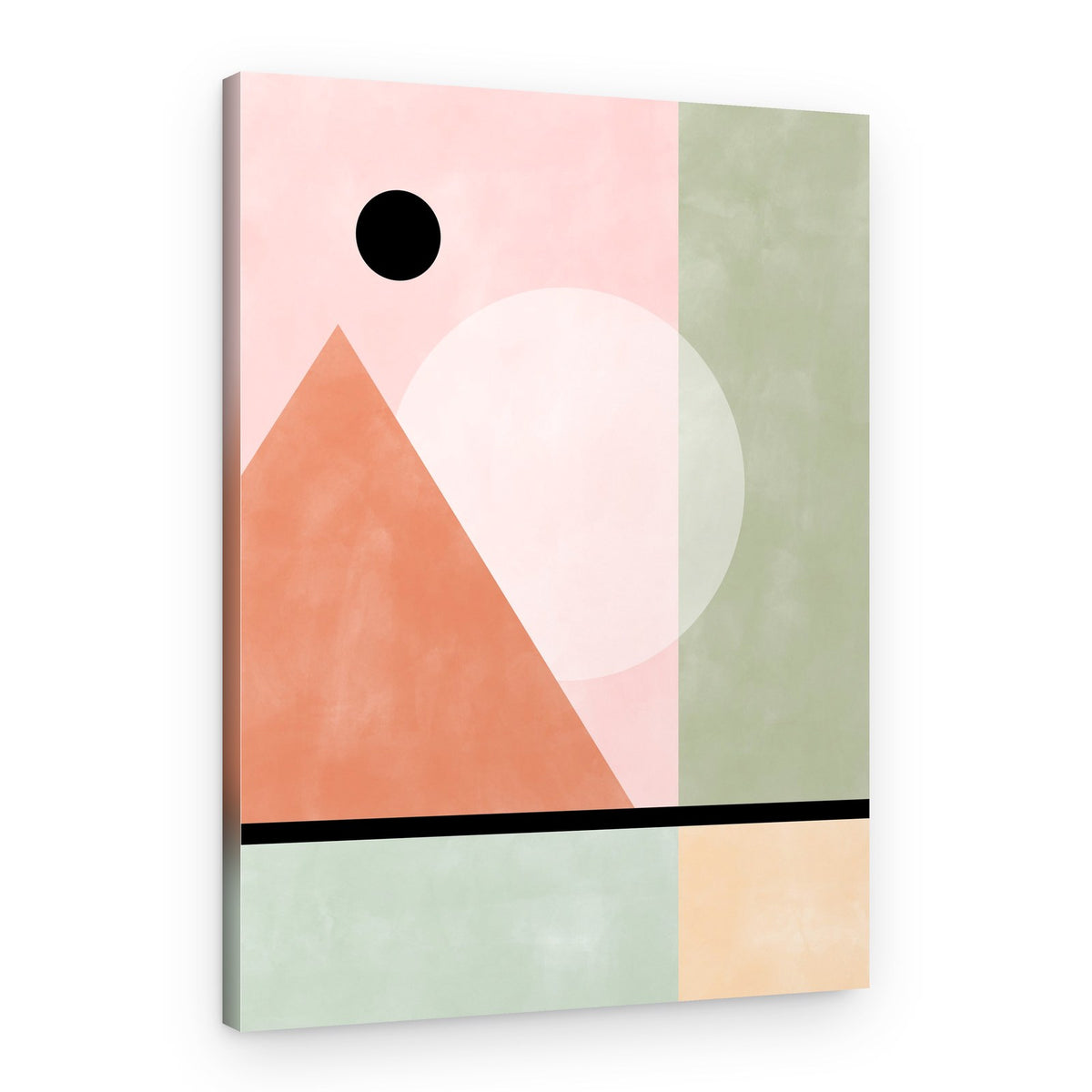 Geometric Desert Shapes – Canvas Print