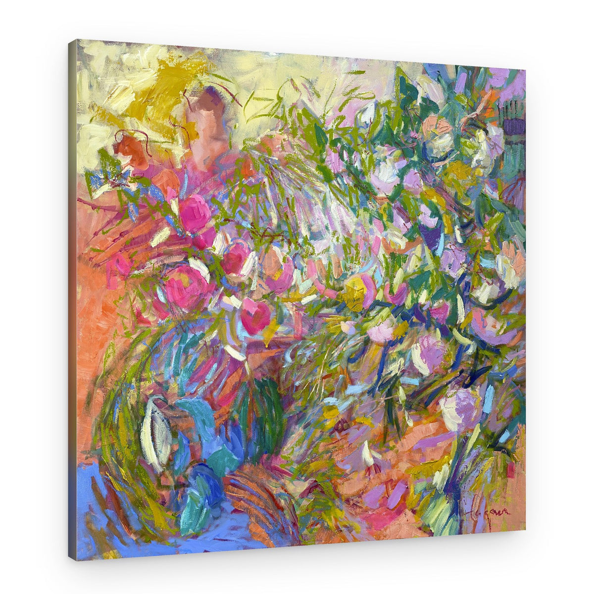 Vibrant Floral Petals – Canvas Print
