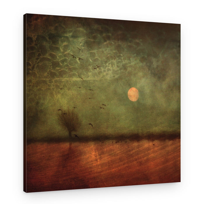 Moody Moonlit Landscape – Canvas Print