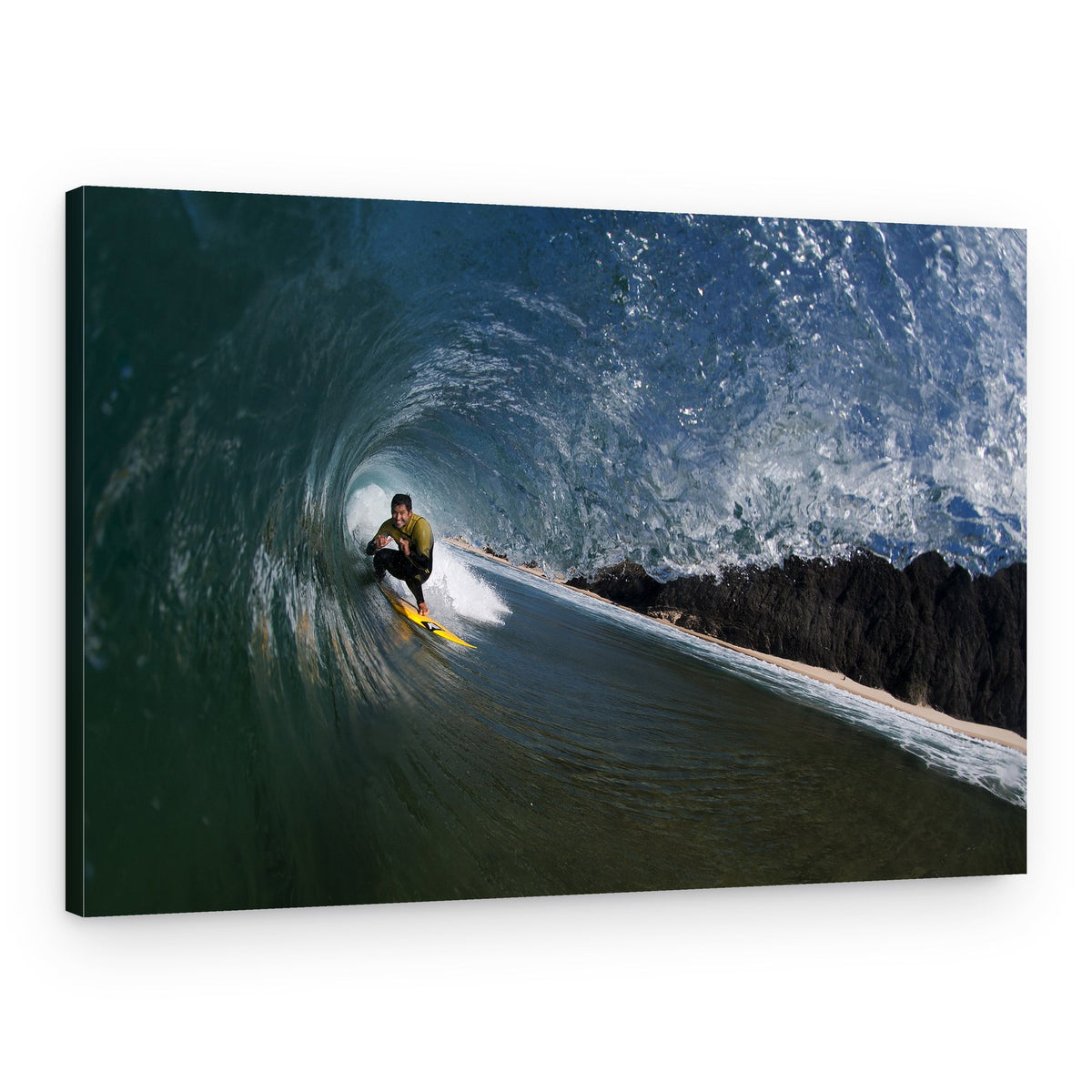 Perfect Wave Surfer – Canvas Print