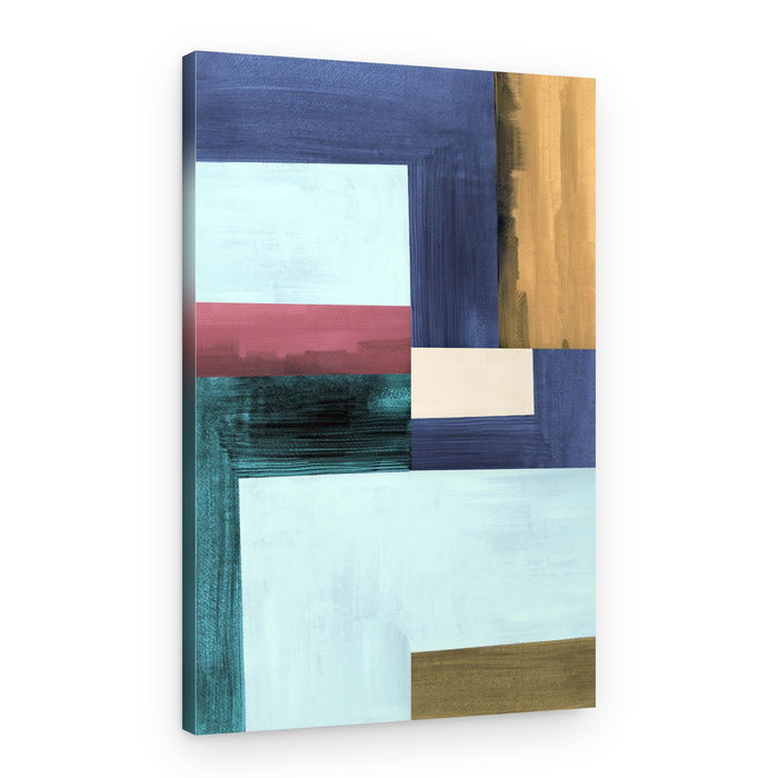 Abstract Color Blocks – Canvas Print