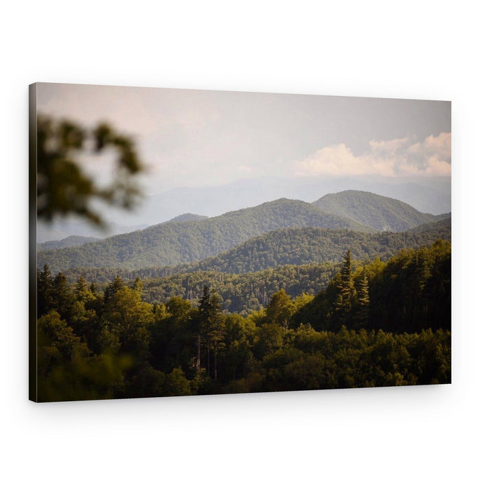 Green Mountain Layers – Canvas Print