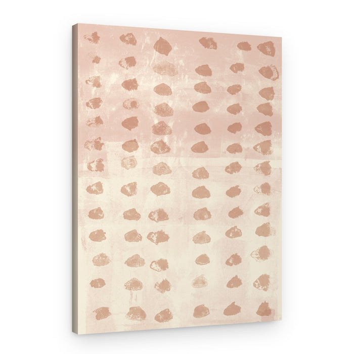 Neutral Organic Grid – Canvas Print