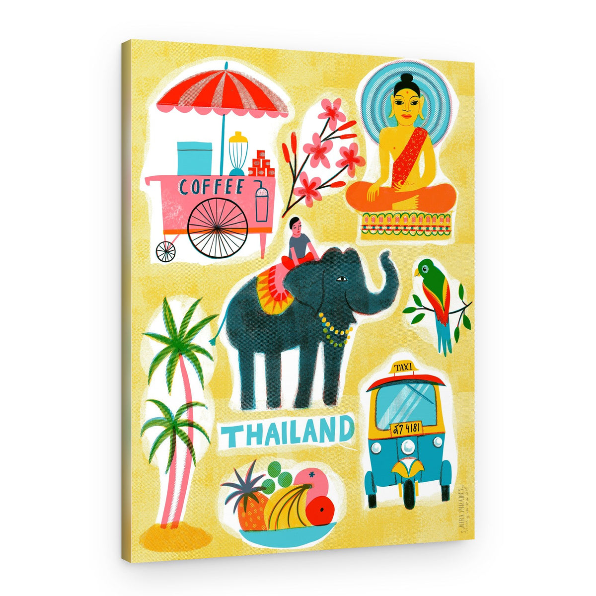 Vibrant Thai Journey – Canvas Print