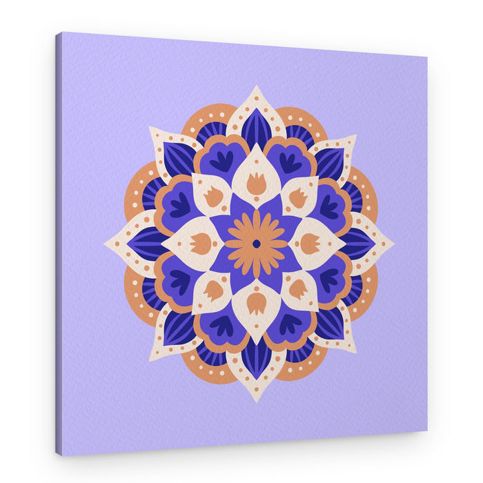 Intricate Floral Mandala – Canvas Print