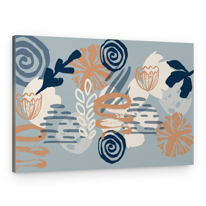 Gentle Abstract Botanicals – Canvas Print