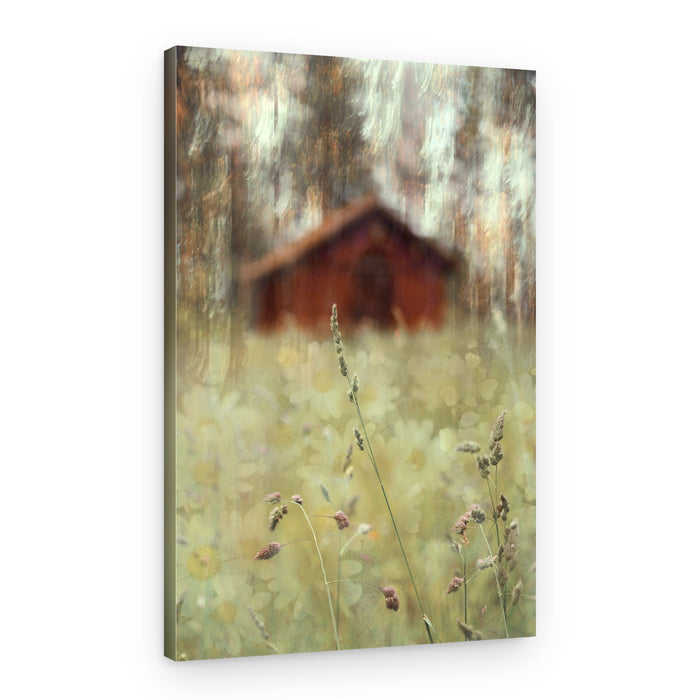 Peaceful Barn Field – Canvas Print