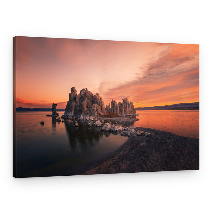 Mono Lake Sunset Reflection – Canvas Print