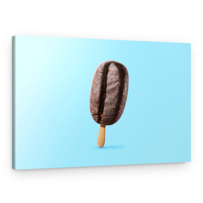 Chocolate Coffee Bean Popsicle – Canvas Print