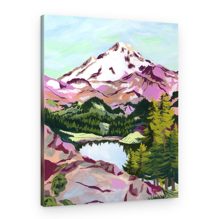 Vibrant Alpine Vista – Canvas Print