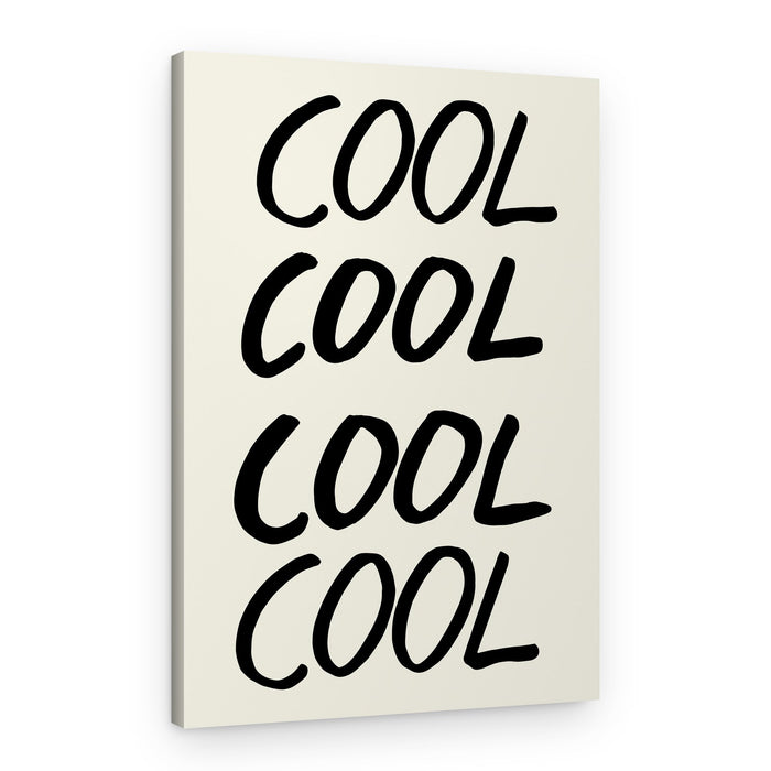 Simply Cool Statement – Canvas Print