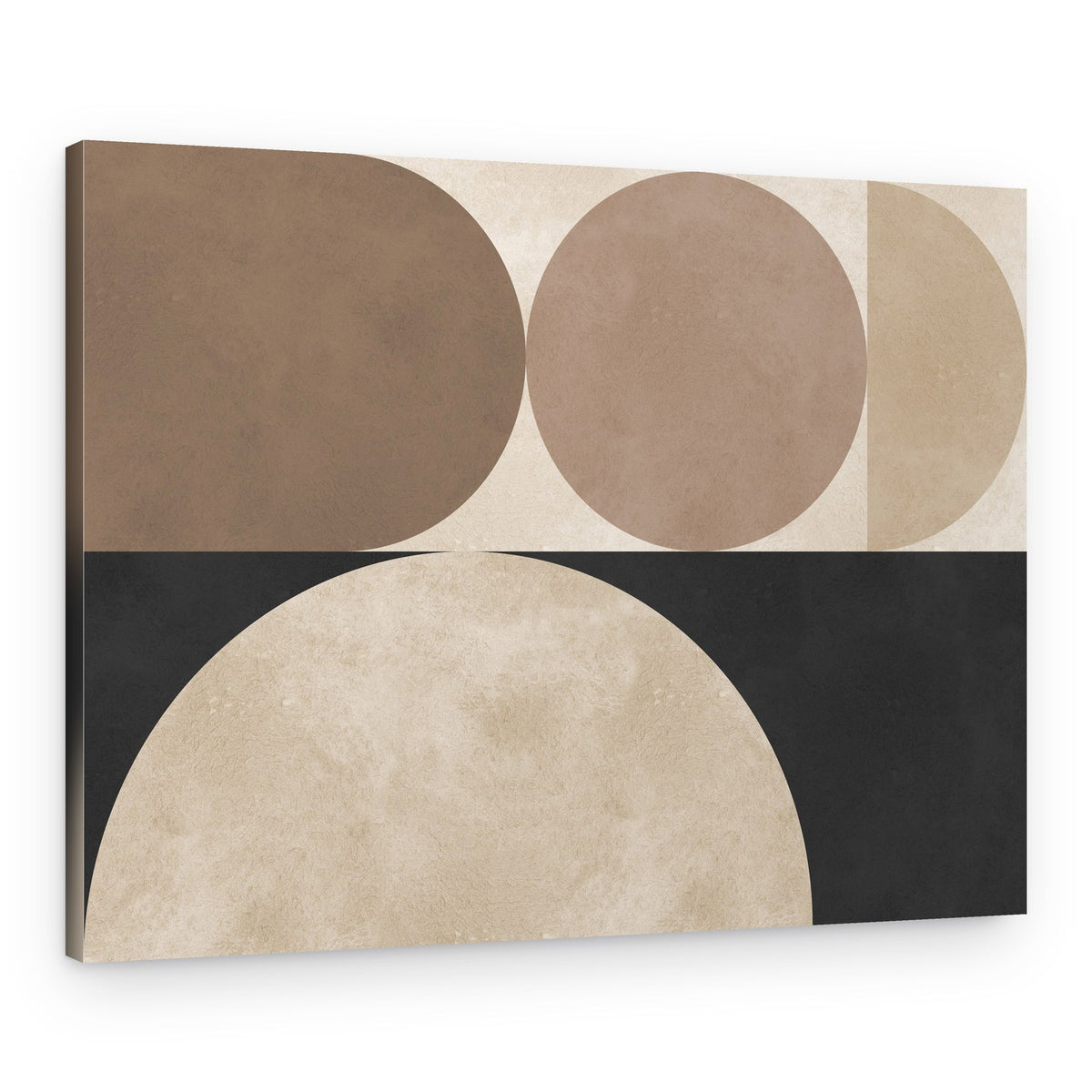 Circles in Earth Tones – Canvas Print