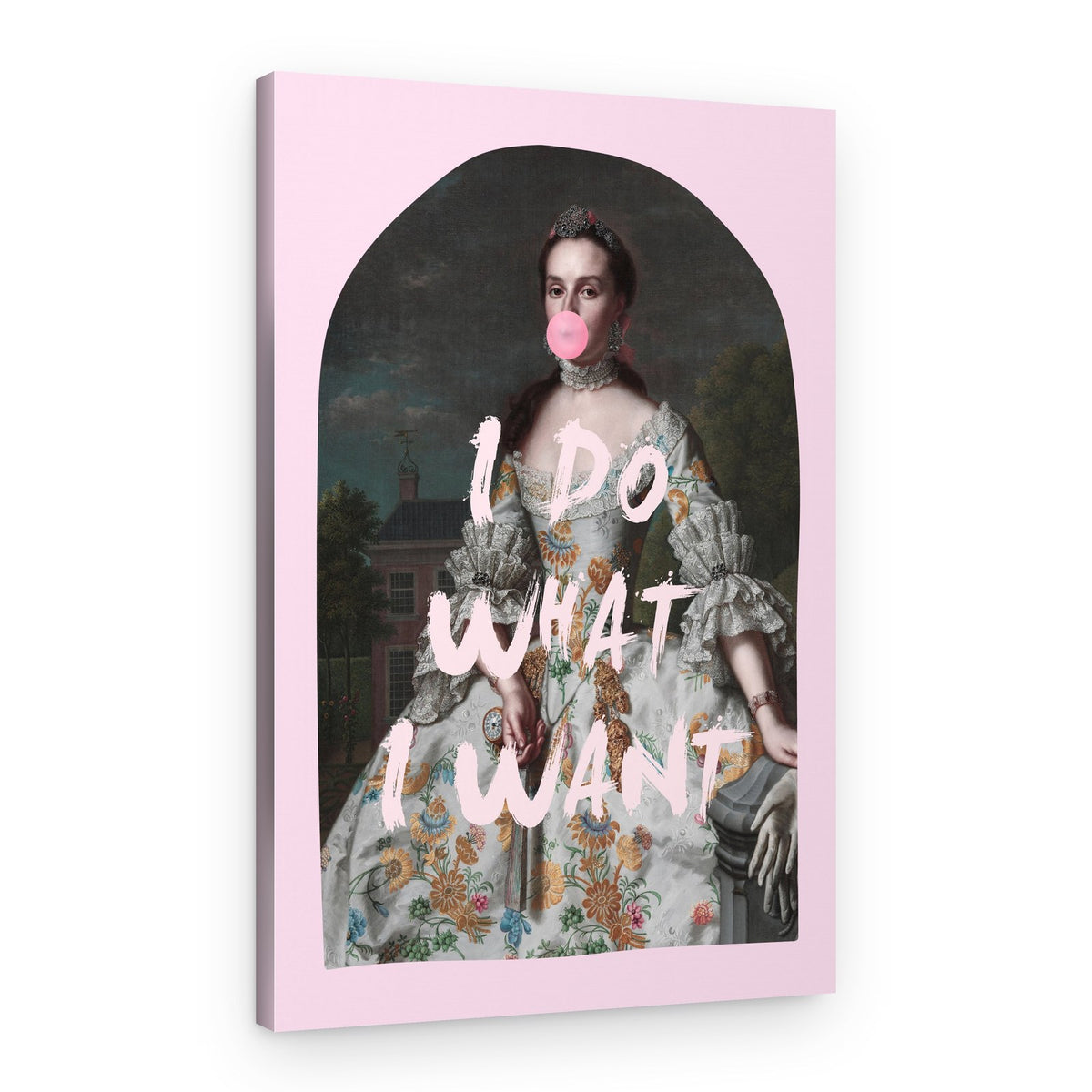 She Does What She Wants – Canvas Print