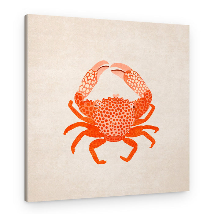 Crimson Claw Charm – Canvas Print