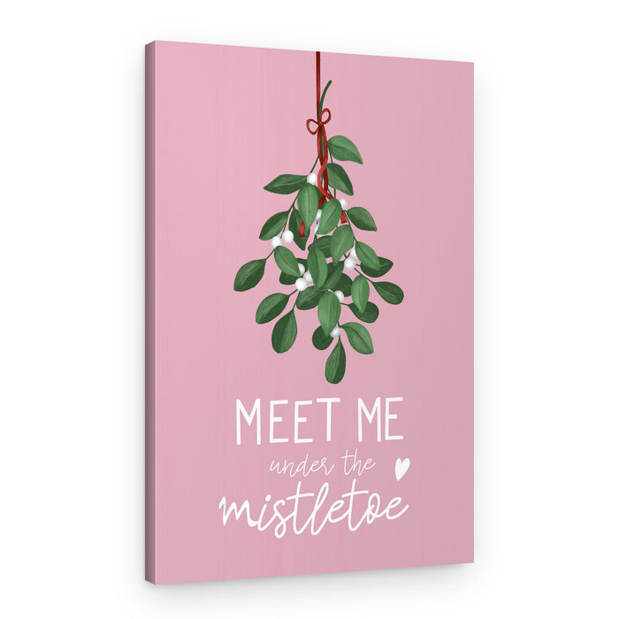 Under The Mistletoe – Canvas Print