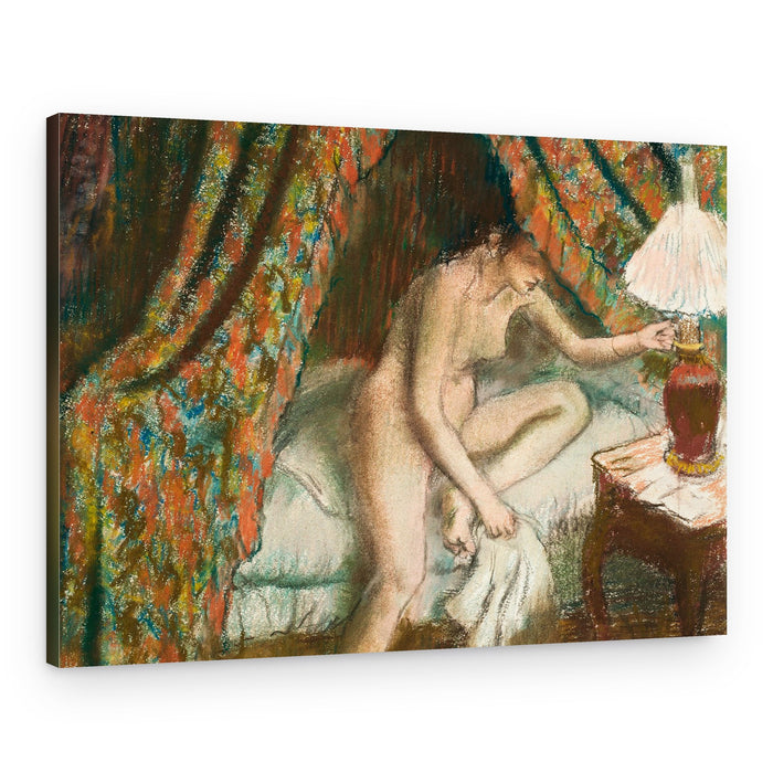Naked Woman In Bed No.2 – Canvas Print
