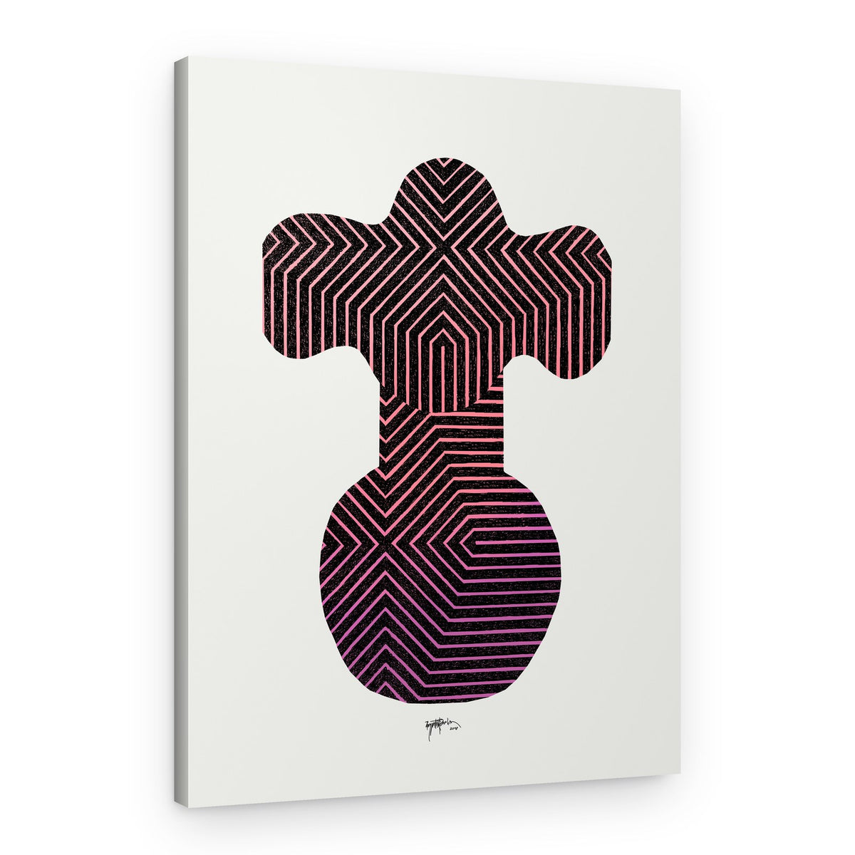 Op Art Gradient – Canvas Print