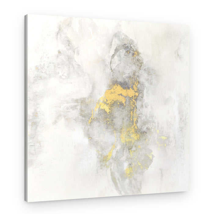 Golden Marble Abstract – Canvas Print
