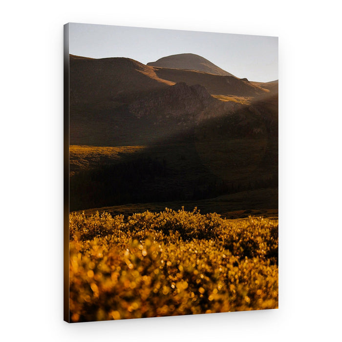 Golden Hour Mountains – Canvas Print