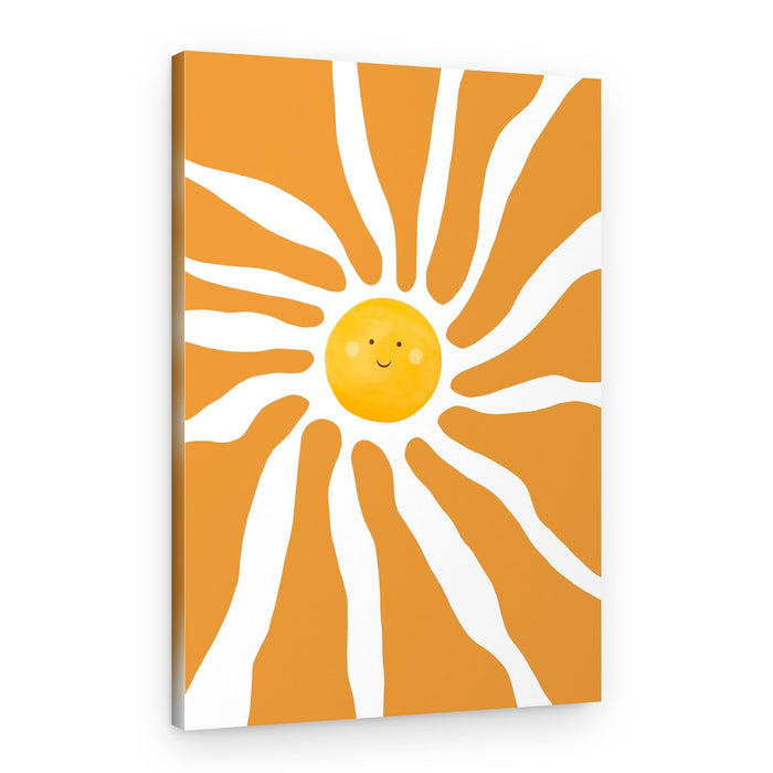 Happy Smiling Sun – Canvas Print