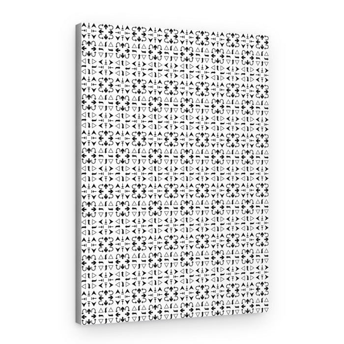 Geometric Arrow Pattern – Canvas Print