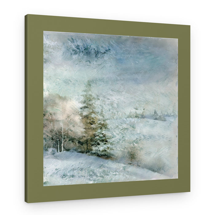 Misty Winter Woods – Canvas Print