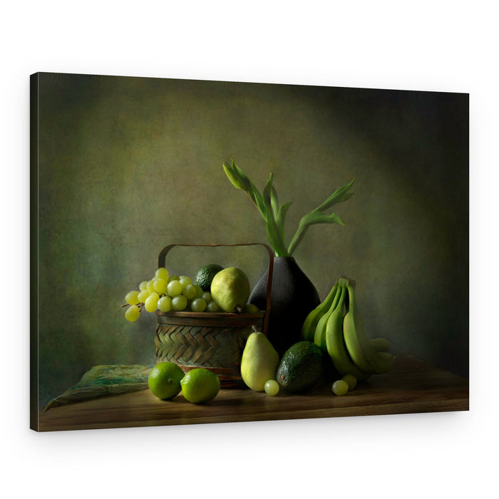 Lush Green Still Life – Canvas Print