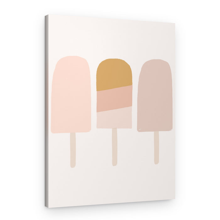 Sweet Summer Popsicles – Canvas Print