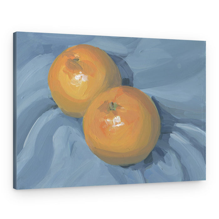 Fresh Oranges Still Life – Canvas Print