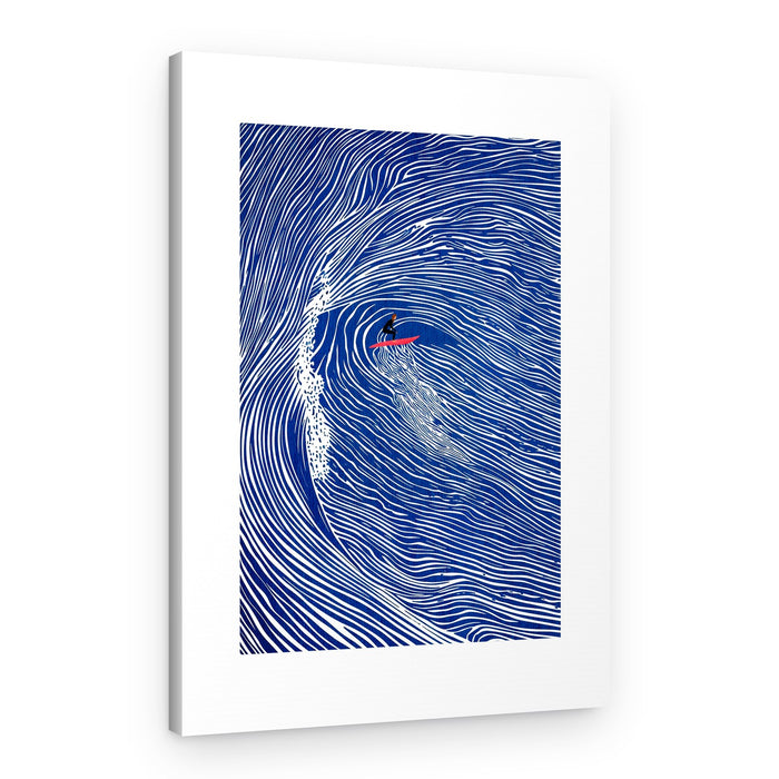 Rider on the Blue Wave – Canvas Print