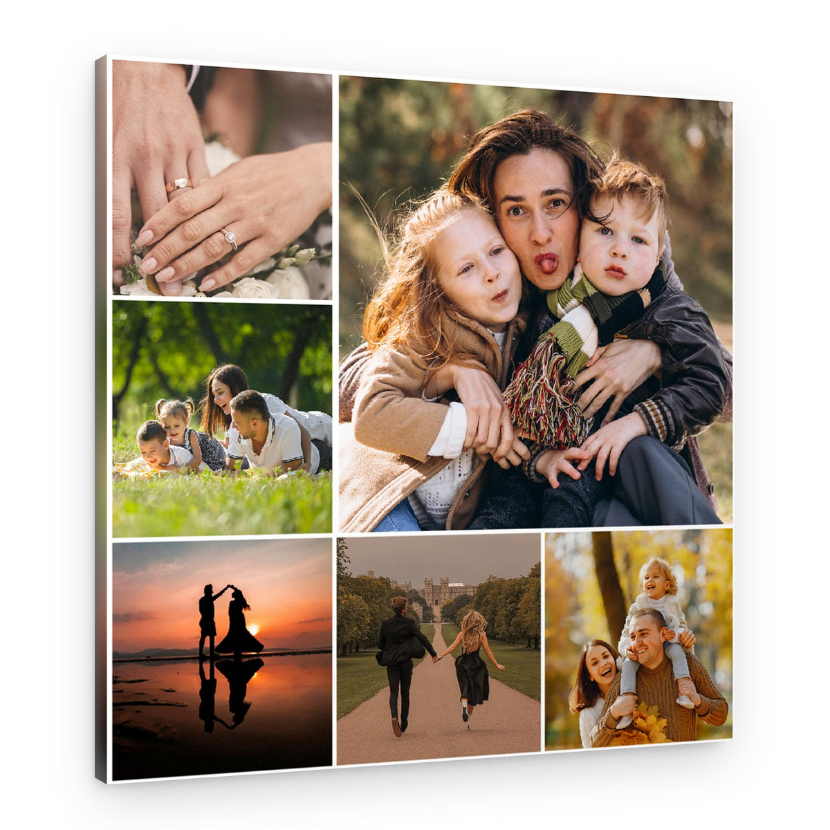 Cluster 6 Collage Custom Canvas Print – Canvas Print