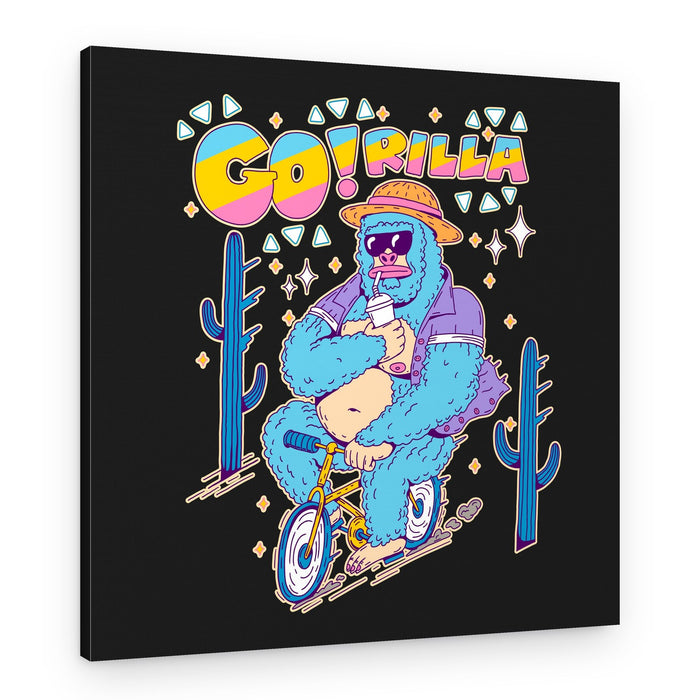 Cool Gorilla Desert Ride – Canvas Print