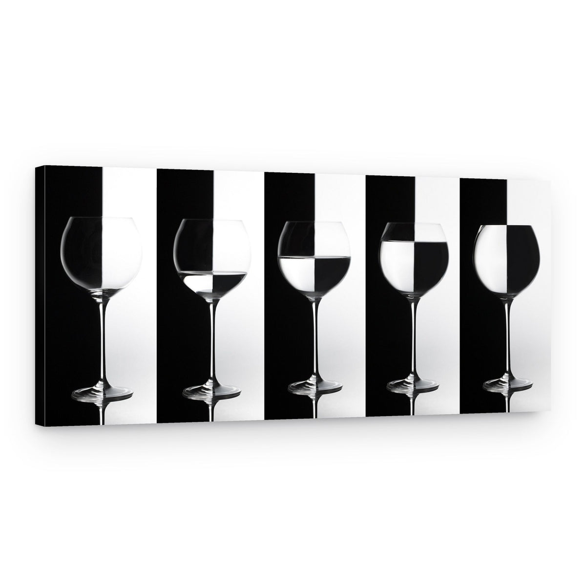 Half Full Half Empty – Canvas Print