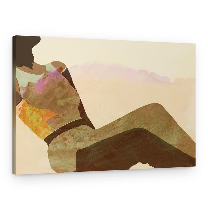 Abstract Mountain Serenity – Canvas Print
