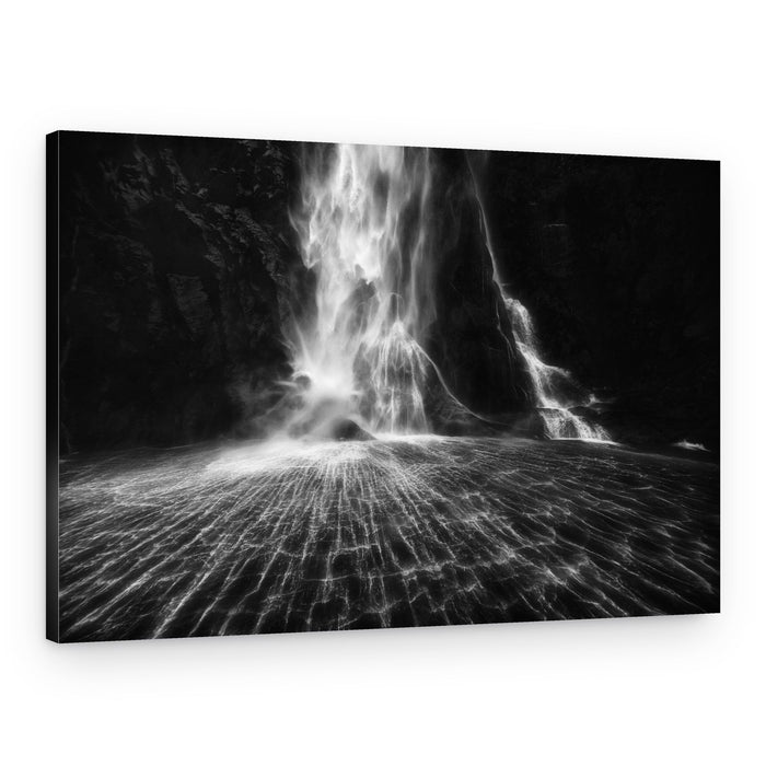Liquid Light Waterfall – Canvas Print