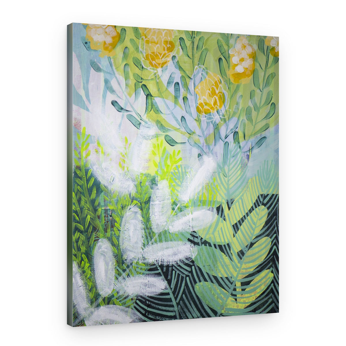 Vibrant Botanical Garden – Canvas Print