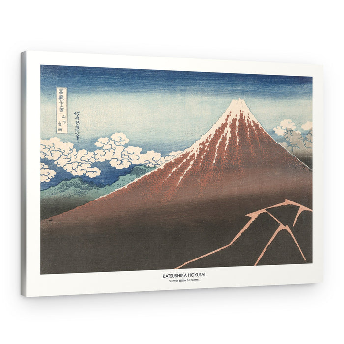 Shower Below Summit – Canvas Print
