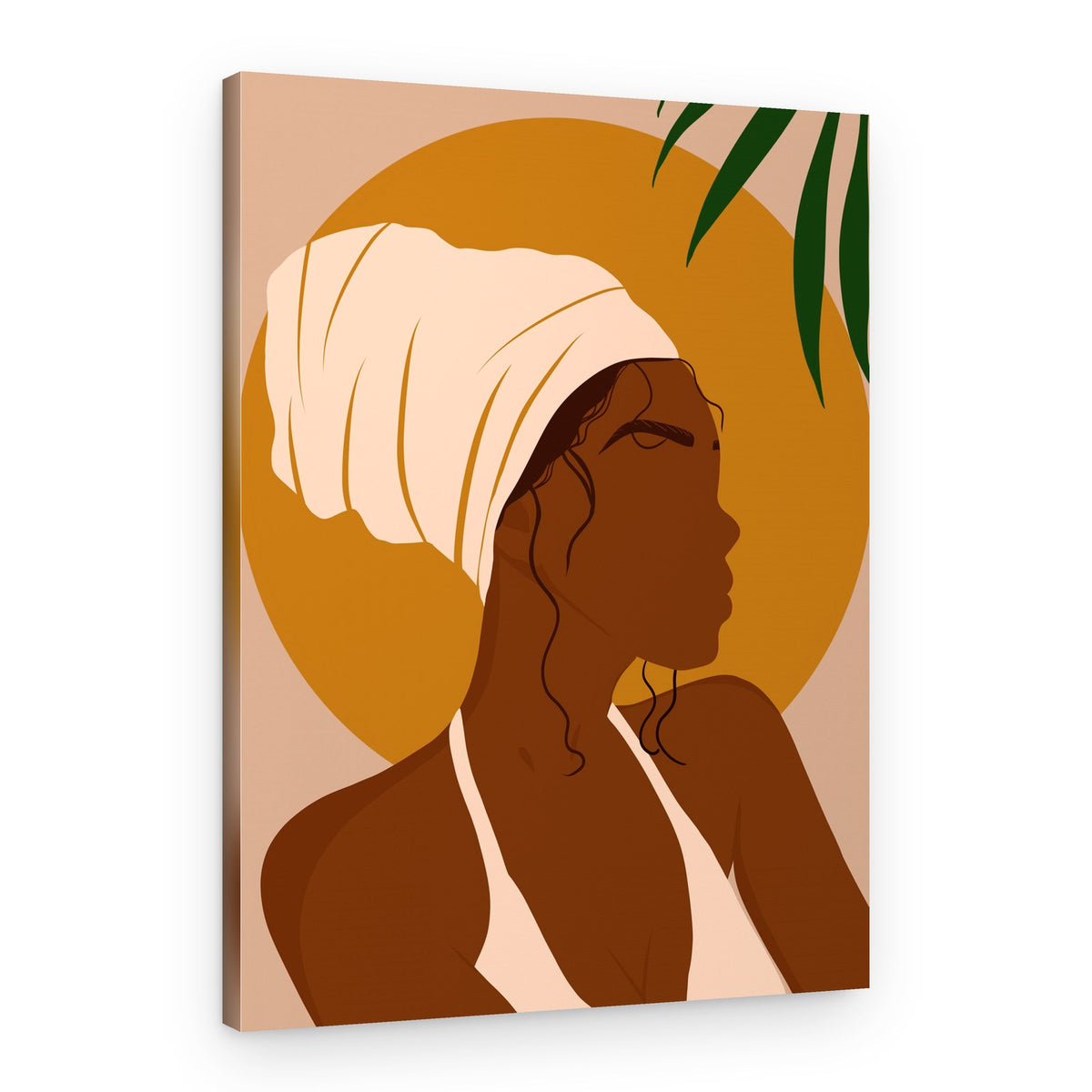 Headwrap Girl – Canvas Print
