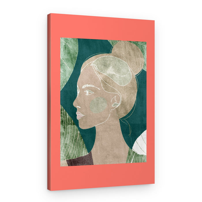 Abstract Woman Profile – Canvas Print